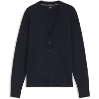 BOSS Cardigan en laine mérinos extra-fine boutonné