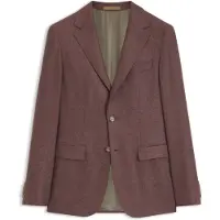 BOSS Blazer Regular en laine vierge et soie