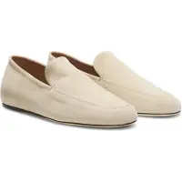 BOSS Mocassins en cuir suédé avec semelle extérieure en cuir