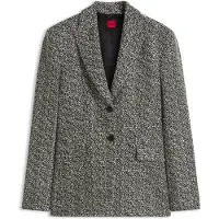 HUGO Blazer Regular à motif chevrons