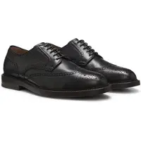 BOSS BY BECKHAM Chaussures derby en cuir nappa avec détails perforés