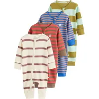 Next Pyjama crème / bleu / marron / olive