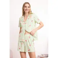 Trendyol Pyjama crème / vert clair / rose