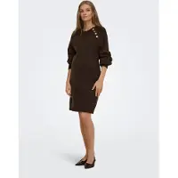 ONLY Maternity Robes en maille 'OLMEmma' marron