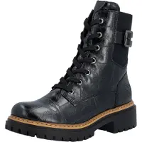 Rieker Damen Stiefelette 72631-01 Schwarz