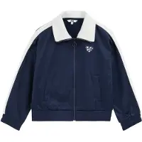 We fashion Cardigan bleu foncé / blanc