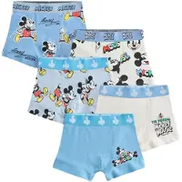 Next Sous-vêtements 'Mickey Mouse' bleu pastel / bleu clair / noir / blanc