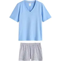 Next Shorty bleu ciel / rose / bordeaux / blanc