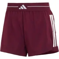 Adidas Pantalon de sport 'Hyperglam' bordeaux / blanc