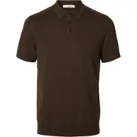 Selected T-Shirt 'SLHBerg' brun foncé