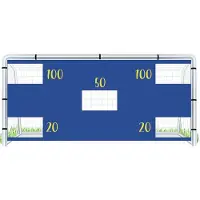 Sporti France Target For 8-a-side Football Goal Sportifrance Bleu