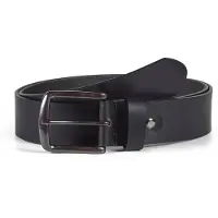 Howard London Ceinture 'Howard Leather Belt Henric Black' noir