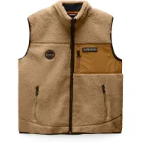 Napapijri Gilet 'Yupik 2' sépia / cappuccino / brun foncé
