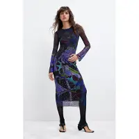 Desigual Robe 'S. L. Lacroix' bleu / mélange de couleurs