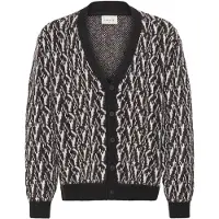 Solid !Solid Vestes en maille 'SDVarian' rouge foncé / noir / blanc