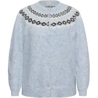KAFFE CURVE Cardigan bleu clair