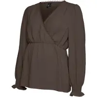 Vero moda Maternity Chemisier 'VMMalva' chocolat