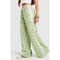 Adidas Pantalon olive / vert clair / blanc