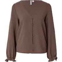 Pieces Chemisier 'PCTIFFANY' marron