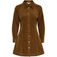 ONLY Robe-chemise 'ONLZEVA' caramel