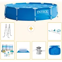 Intex Piscine tubulaire rectangulaire - 305 x 76 cm - 7 pièces - Modèle S21001