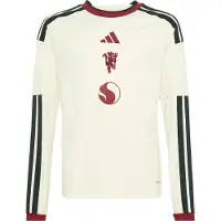 Adidas T-Shirt fonctionnel 'Manchester United 26/27' écru / lie de vin / noir