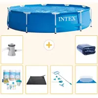 Intex Piscine tubulaire rectangulaire - 305 x 76 cm - 7 pièces - Modèle S20418