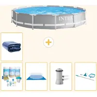 Intex Structure de piscine Prism Frame, modèle rond - 366 x 76 cm - 6 pièces - S20531
