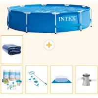 Intex Piscine tubulaire rectangulaire - 305 x 76 cm - 6 pièces - Modèle S20422