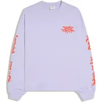 Bershka T-Shirt violet clair / orange foncé
