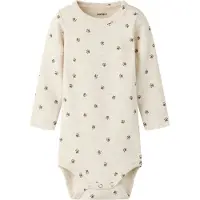 Name it Barboteuse / body 'NBMLARIS' chocolat / blanc chiné