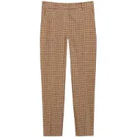 Comma Pantalon à plis noisette / brun foncé