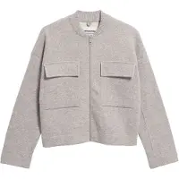 Armedangels Cardigan 'BOMBER' beige clair