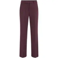 We fashion Pantalon à plis lie de vin