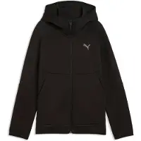 Puma Veste de survêtement gris / noir