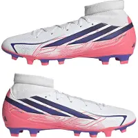 Adidas Hommes, Chaussures de football, F50 HYPERFAST CLUB MID FG/MG Multicolore/Blanc, 41 1/3 (41 1/3), Multicolore, Blanc