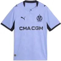 Puma Maillot de Football - Marseille 3. Chemise - Lavender Pop/N - - 12 ans (152) - Maillot de Football