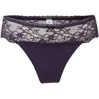 Lingadore String bleu violet