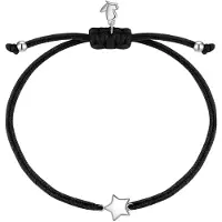 Glanzstücke Bracelet noir / argent