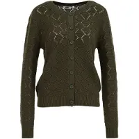 We fashion Cardigan vert foncé