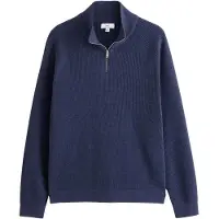Next Pull-over 'Essential' bleu foncé