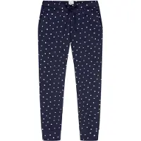 Schiesser Pantalon de pyjama ' Mix Relax ' bleu foncé / blanc