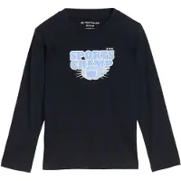 Tom Tailor T-Shirt bleu clair / bleu foncé / blanc cassé