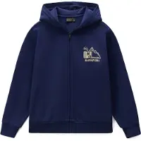 Napapijri Veste de survêtement 'Acadia' crème / bleu marine