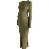 Next Robes en maille vert