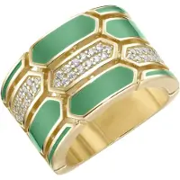 Giorgio Martello Milano Bague or / vert