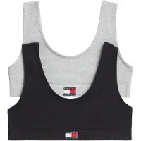 Tommy Hilfiger Underwear Soutiens-gorge gris chiné / rouge vif / noir / blanc
