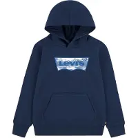Levi's Kids Sweat 'SKATE PARK BATWING' bleu marine / bleu roi / blanc