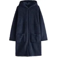 Next Peignoir long bleu marine