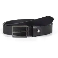 Howard London Ceinture 'Leather Belt Henry Black' noir